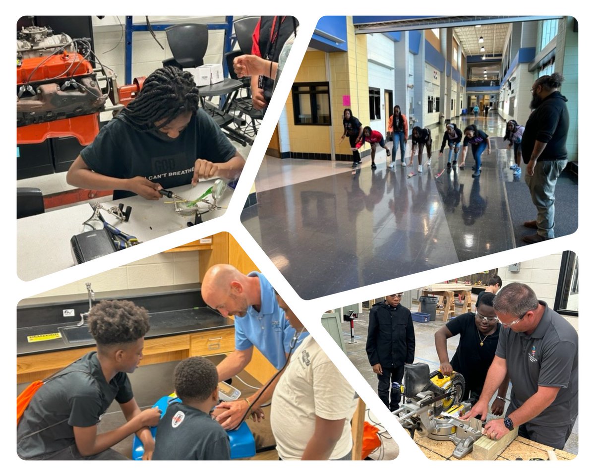 CTECharles's tweet photo. This year's CTE Exploration Camp was a success! @CCPS middle school students had a chance to #ExploreCTE with hands-on activities and demonstrations! For more CCPS CTE info, check out, https://t.co/hvJW7gBTas https://t.co/WanZ3OftHX