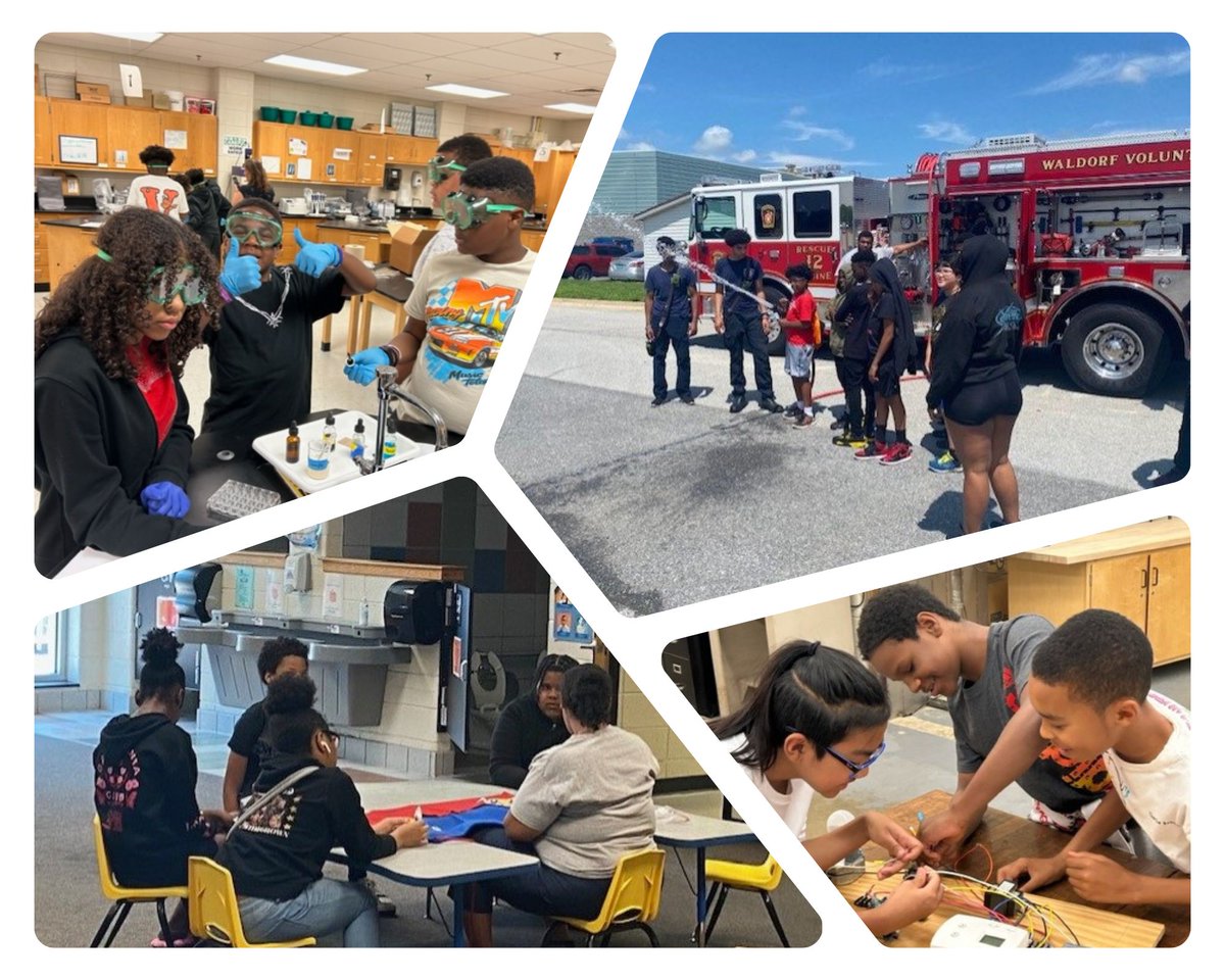 CTECharles's tweet photo. This year's CTE Exploration Camp was a success! @CCPS middle school students had a chance to #ExploreCTE with hands-on activities and demonstrations! For more CCPS CTE info, check out, https://t.co/hvJW7gBTas https://t.co/WanZ3OftHX