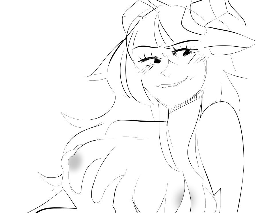 nsfwfennec_'s tweet photo. demon tiddy https://t.co/ja6x5TPNRE
