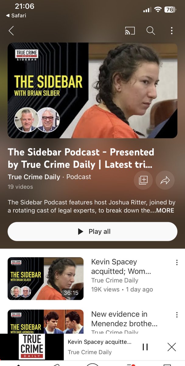imadriienne's tweet photo. OMGGGG…..

i’ve saved this, &amp; need to catch up!😱👀 

@JoshuaRitterESQ @BrianSilberLaw @CrimeWatchDaily #TheSideBar #TheSideBarPodcast 

guys. if you don’t listen to this… DO IT!🙌🏼 

👇🏼👇🏼👇🏼 https://t.co/KdaZNrKdzc