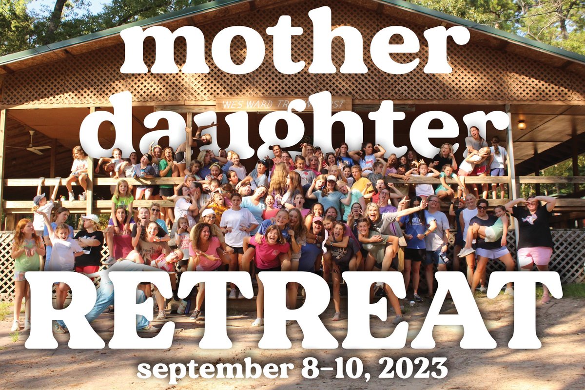 Summer may be over, but we're ready to start getting y'all back out here! The first retreat this fall is the Mother-Daughter Retreat on September 8-10. Girls, this one's for you! Don't miss it! Get more info and register now at campdeerrun.com/mother-daughter