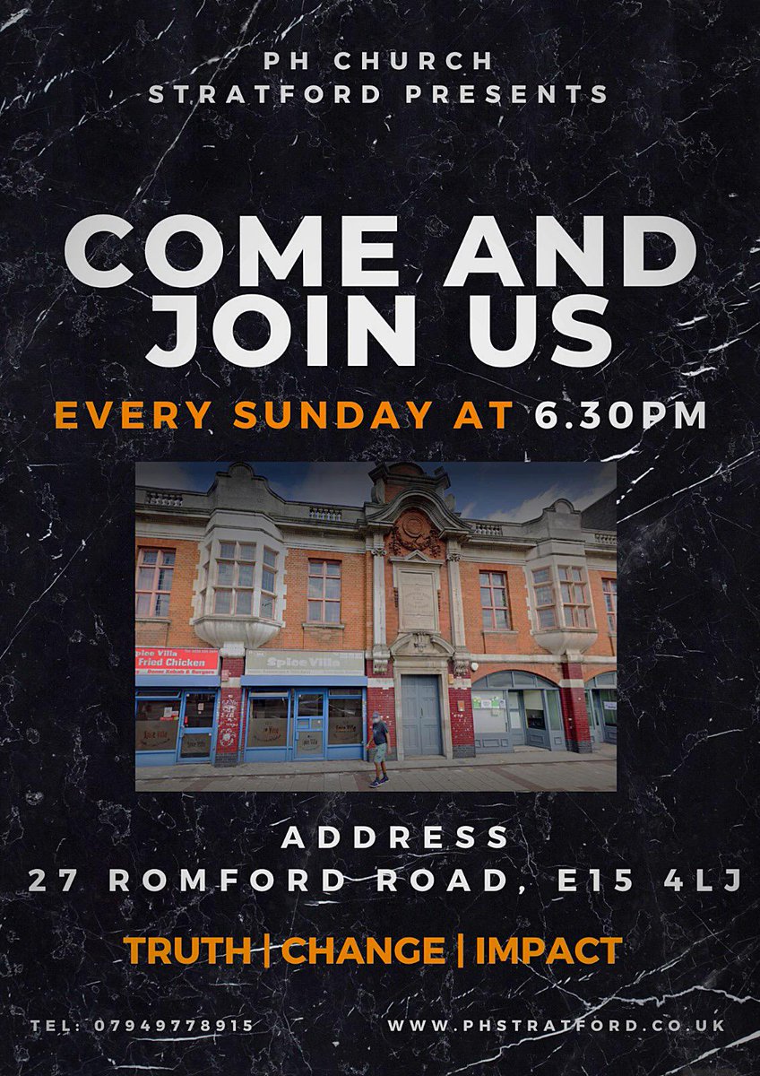 PottersE15's tweet photo. We are PLEASED to annouce the LAUNCH of our evening satilite services!!! 6.30PM SHARP!! COME and have a NEW START!!! #Stratford #london #Jesus #church #new #life #newham https://t.co/uptn9fDSCn
