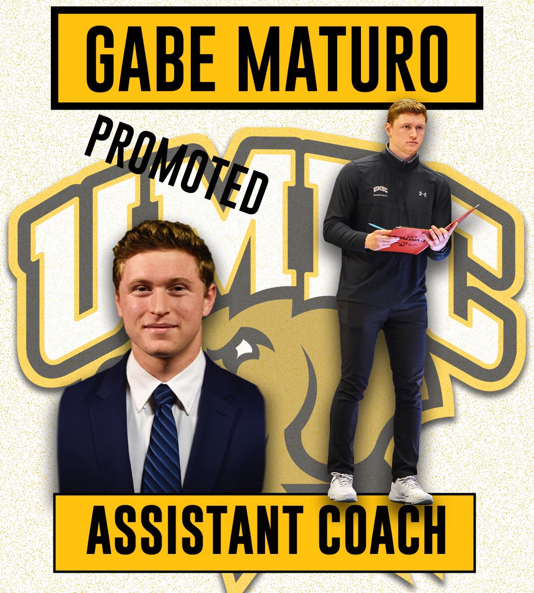 UMBC_MBB's tweet photo. Congrats to our guys, @CeasarAdim &amp; @GabeMaturo on getting PROMOTED!!🐶🔥 https://t.co/EPL0nPvg41