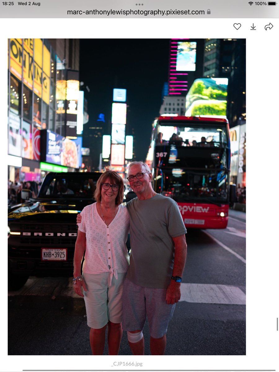 EasonTrish's tweet photo. Had the most amazing time in New York celebrating our granddaughter 21st , even had a photo shoot in Time Square https://t.co/NsgBgxZXpy