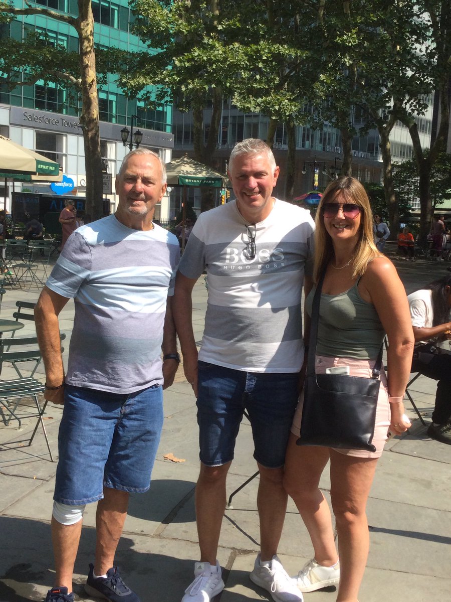 EasonTrish's tweet photo. Had the most amazing time in New York celebrating our granddaughter 21st , even had a photo shoot in Time Square https://t.co/NsgBgxZXpy