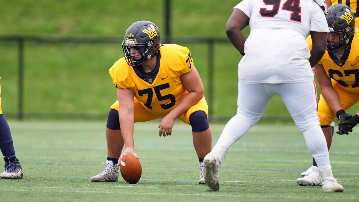 NFFNetwork's tweet photo. Congrats to center Billy Anderson, the @WilkesColonels  nominee for the 2023 #CampbellTrophy! #BeTheChange https://t.co/1tFS0TaDmn