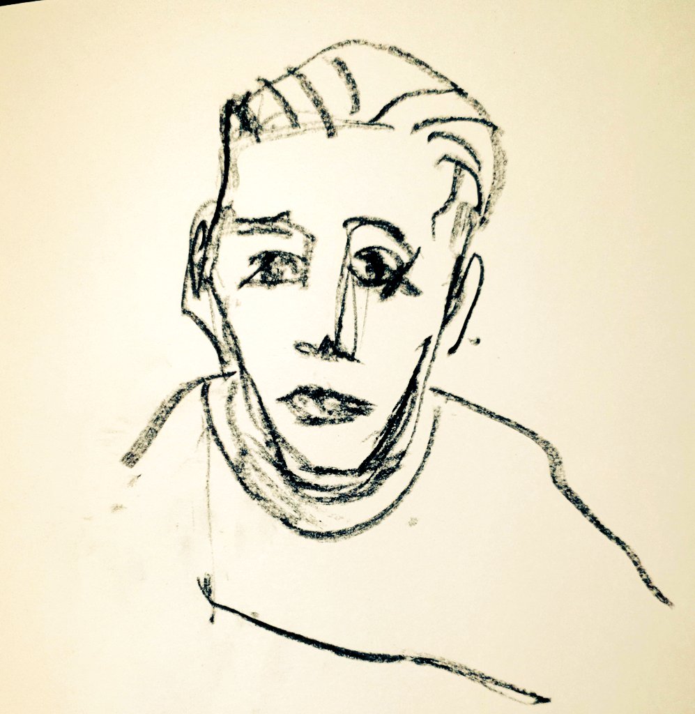 Schworks_nl's tweet photo. portrait of yesterday.
fast sketch of a face in a tv programme.
#daily https://t.co/MpxZwiBztH
