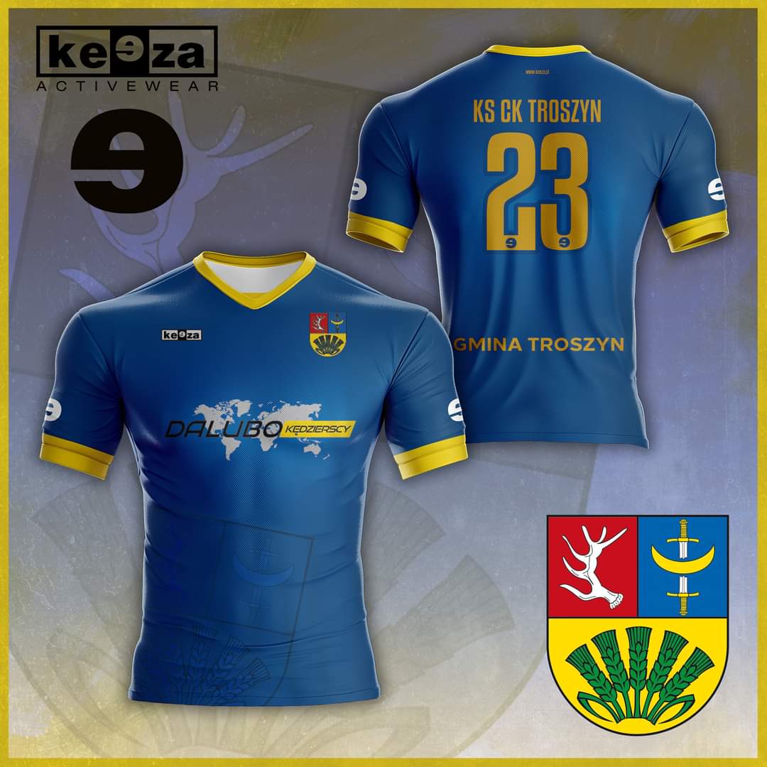 KSCKTroszyn's tweet photo. 💣💣💣 Boom! 💥😄
Tak prezentować się będą nasze nowe domowe koszulki prosto od @keeza_polska 👌🆕
A w kolejnych dniach mamy jeszcze kilka niespodzianek dla naszych kibiców, czekajcie na następne newsy! 😎😊 https://t.co/Da5uTRL7zB