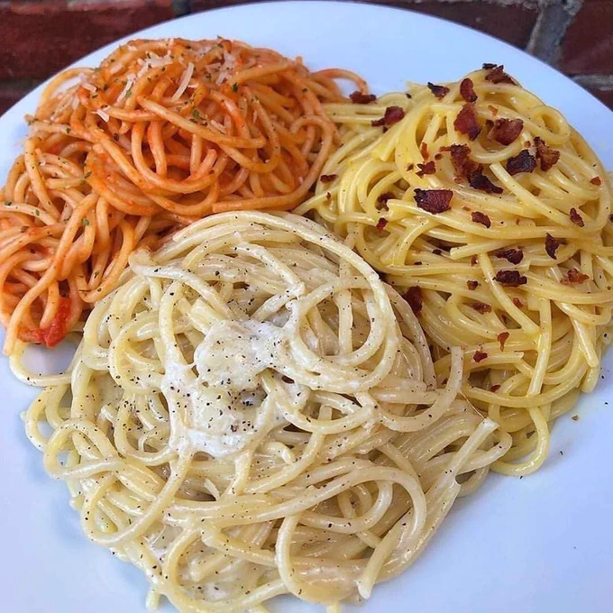 alguien: de verdad te gusta mucho la pasta?  

-yo: