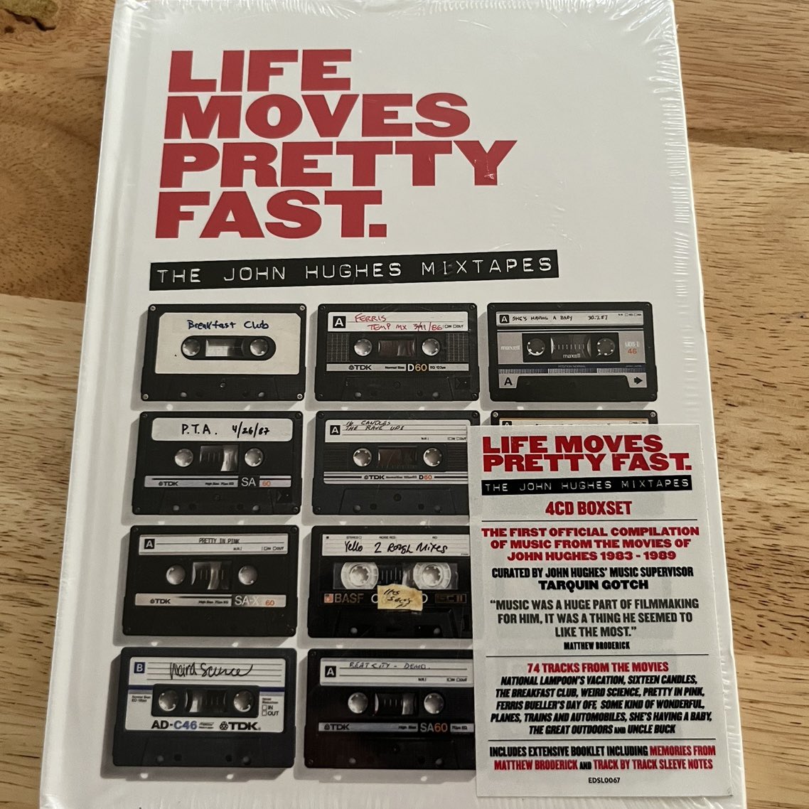 ricklovesthe80s's tweet photo. This has been on my wishlist for a while now, and I finally decided to get my copy. Only cost me a few bucks, as I used an Amazon GC my son got for me Fatherโs Day. #LifeMovesPrettyFast #JohnHughes #MixTape #80sSoundtracks https://t.co/ZafnvyvD5G