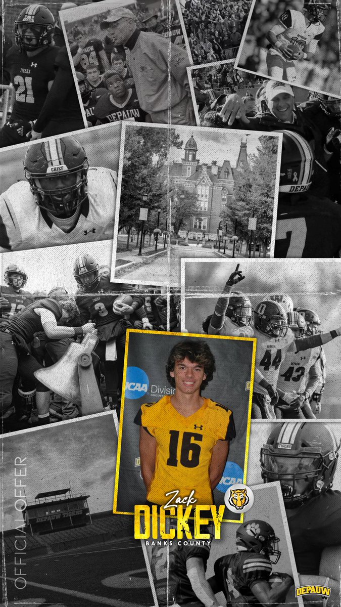 Zack Dickey (@zackdickey16) on Twitter photo After an amazing conversation on the phone with Coach E! I am thankful to receive an offer from Depauw University!! Thank You so much for the opportunity to play at and attend an amazing university <a href="/MasonEspinosa1/">Mason Espinosa</a> <a href="/qbdietz/">Brett Dietz</a> !!!!
<a href="/CoachJayReid/">Coach Jay Reid</a> @recruitNE_GA <a href="/RecruitGeorgia/">Recruit Georgia</a> After an amazing conversation on the phone with Coach E! I am thankful to receive an offer from Depauw University!! Thank You so much for the opportunity to play at and attend an amazing university <a href="/MasonEspinosa1/">Mason Espinosa</a> <a href="/qbdietz/">Brett Dietz</a> !!!!
<a href="/CoachJayReid/">Coach Jay Reid</a> @recruitNE_GA <a href="/RecruitGeorgia/">Recruit Georgia</a>