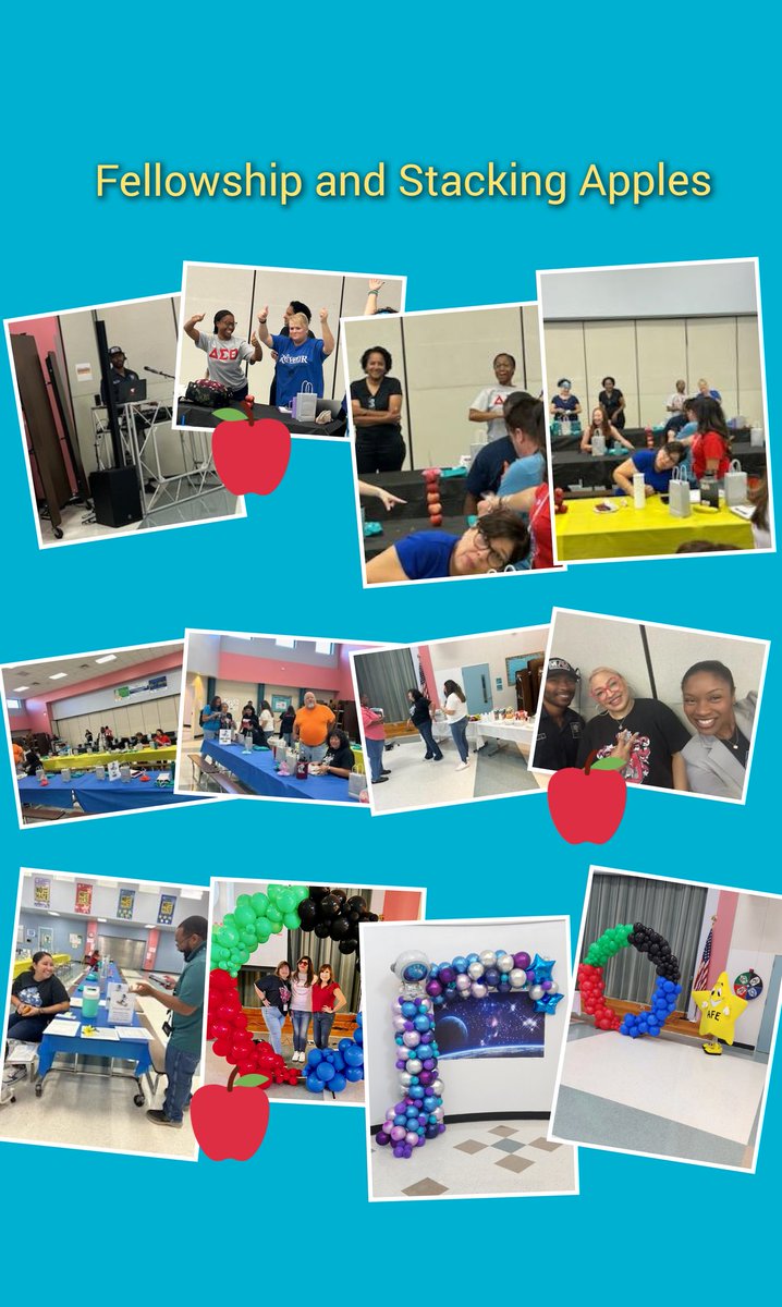 AFE_Stars's tweet photo. Everyone was so happy to see one another and catch up. We then went into competition mode!! An apple stacking contest amongst grade levels! That was so much fun!!!🍎
#BeTheStandard
#BuiltToBeAStar
@PrincipalSYoung 
@FortBendISD https://t.co/nb96dDd9b5