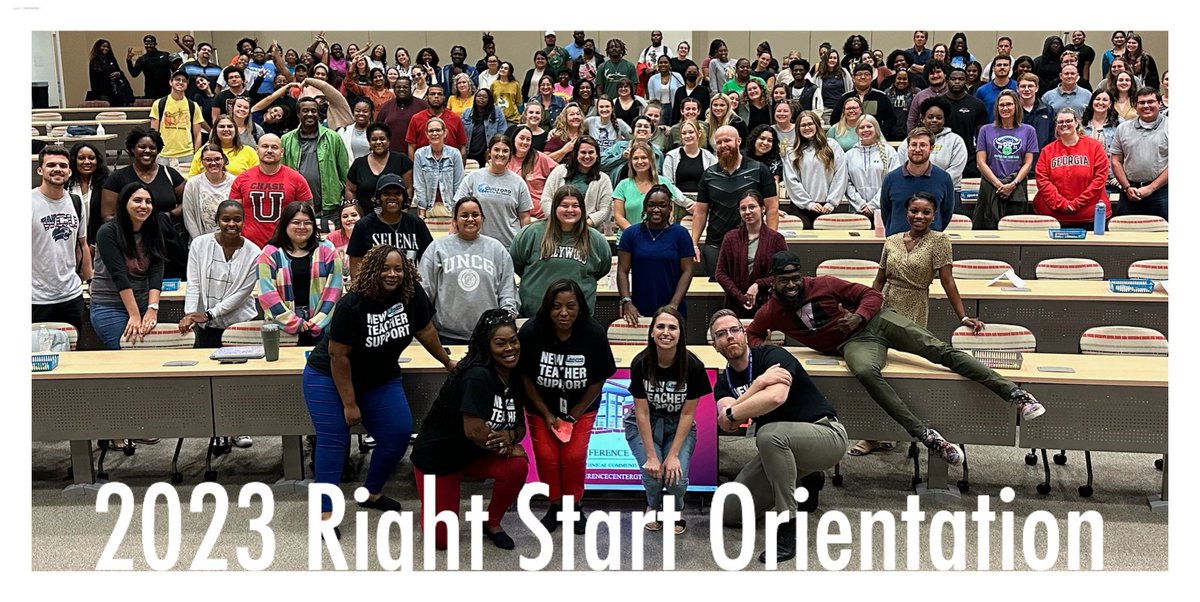 We ended day 2 of New Teacher Orientation with a 2nd Year Teacher Panel and day 3 with a group picture. We are so excited for the 2023-2024 school year! @jmaness4 @GCSchoolsNC