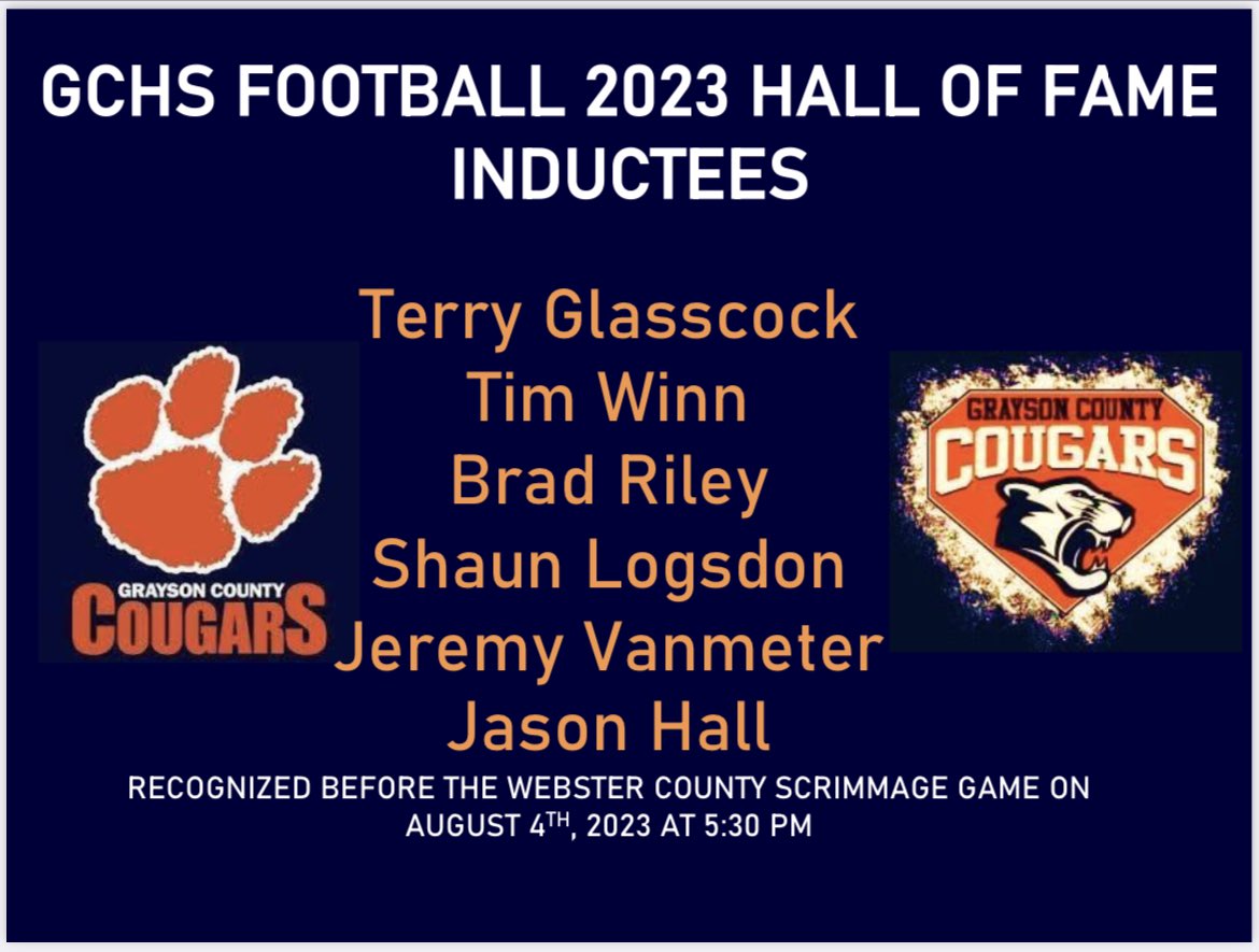Congratulations!!!!!!!
<a href="/GCHS_AD/">GCHS Athletics</a> <a href="/news_gchs/">📰📚GCHS NEWS📹📝</a> <a href="/GCHSCougarFB/">GCHS Football</a> <a href="/gchs_cougars/">Grayson County High</a> <a href="/K105sports/">Cougar Sports on K105</a> <a href="/DannyCougarPage/">Grayson County Cougars (Danny Beasley)</a> <a href="/gcnewsgazette/">Grayson County News</a> @cody_brock19 <a href="/gcboe/">Grayson Co Schools</a>