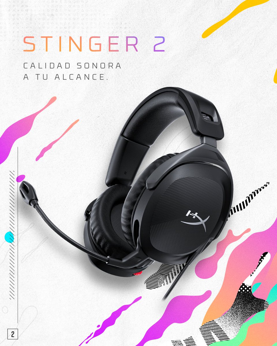 HyperXLatam's tweet photo. Mejora tu experiencia de juego con los headsets Cloud Stinger 2. Juega con un audio inmersivo, graves más intensos y rómpela en cada partida. ¡Comodidad y control en tus manos! #HyperX #Stinger2
https://t.co/AwOFL6HdDS https://t.co/g4yFbRmDEE