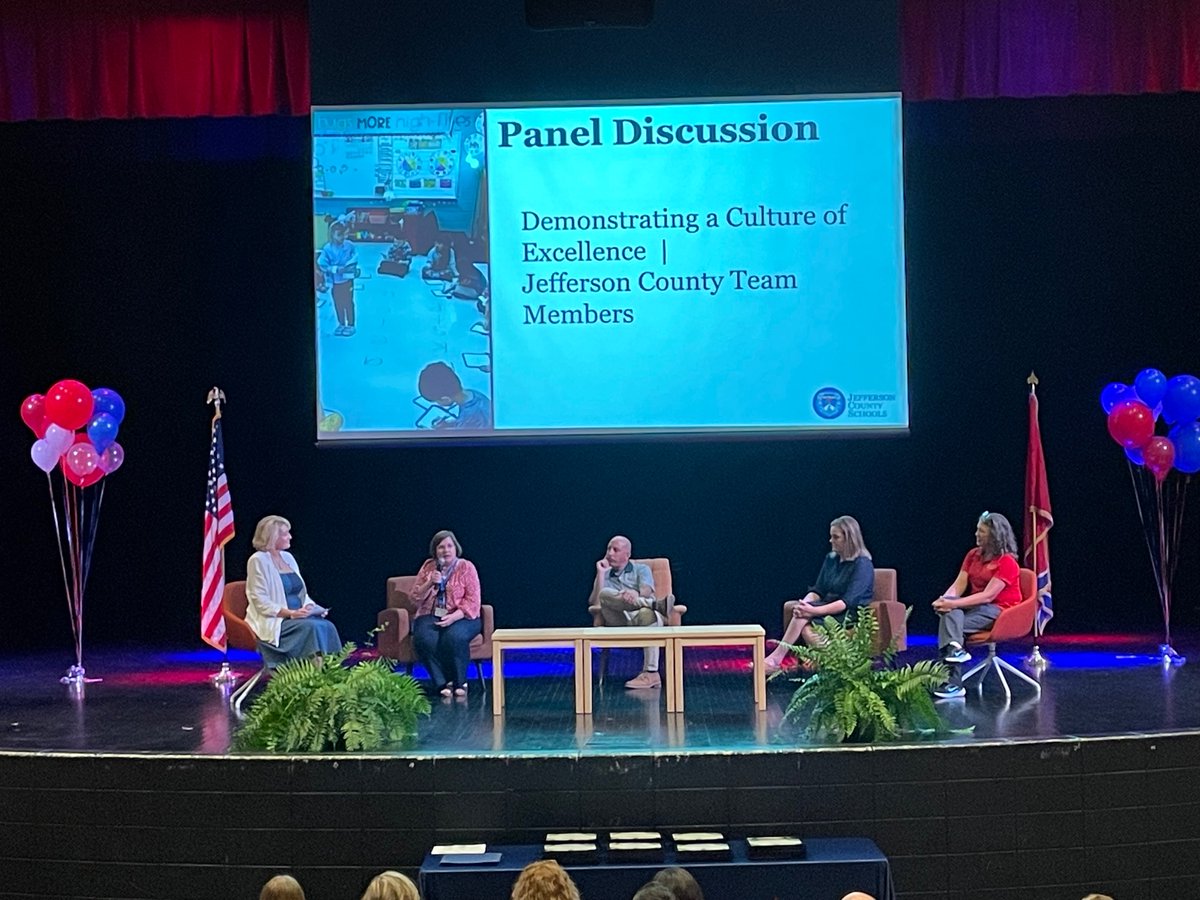 JonTrevCo's tweet photo. Opening day @JeffCoTNSchools schools was a great success. Thanks to all of our sponsors, team members, teachers, administrators, and administrative assistants who helped pull it off. We celebrated big academic gains and our veteran teachers. Come and see “why JC”! https://t.co/5tEhQdnv7m