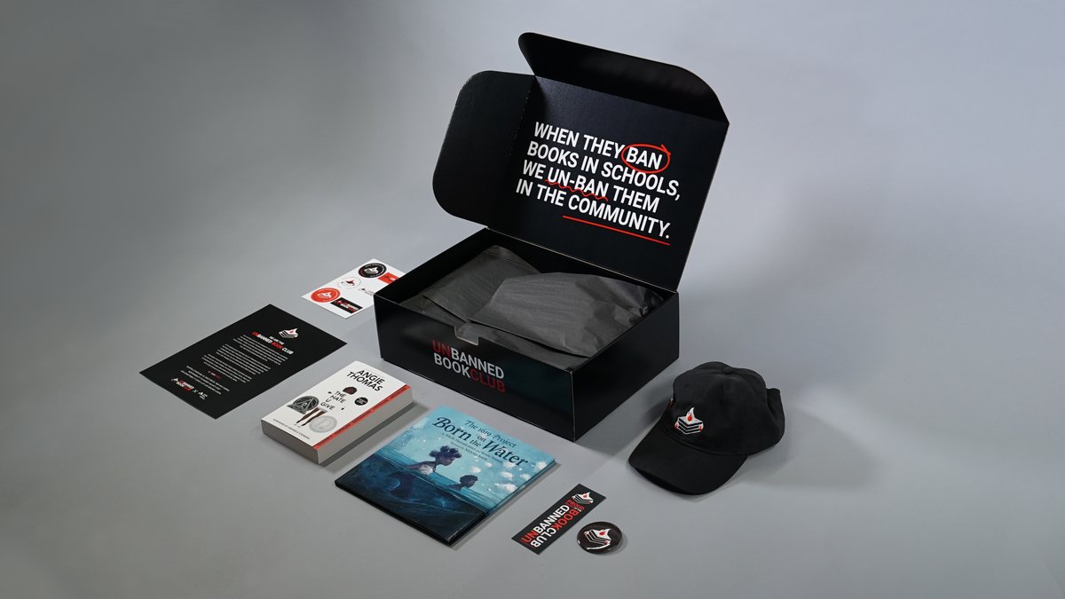 DEADLINE EXTENDED! We’re partnering with <a href="/VenablesBell/">Venables Bell</a> to provide communities in Florida access to #bannedbooks and #challengedbooks. In addition, you have a chance to win an Unbanned Book Club gift box! Enter to win some swag: bit.ly/2mJIH8o