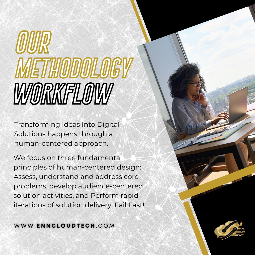 Enncloudtech's tweet photo. Discover the power of efficiency and excellence with our streamlined workflow. From thorough analysis to seamless execution, we're dedicated to delivering top-notch IT solutions tailored to your needs. 

Experience the difference with ENNCloud Technologies https://t.co/5Tr6R50LRM https://t.co/ju2Dt4D07O