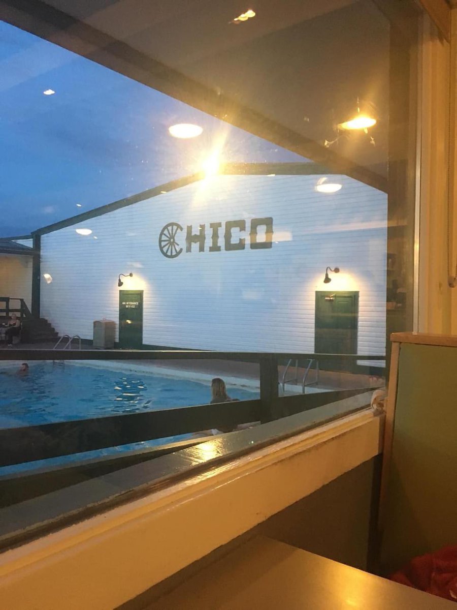 problembear's tweet photo. Re: Chico Hot Springs Resort & Day Spa being sold to an out of state Corporation: 
“Once they get started, they don’t leave you nuthin”
-Ernest Hemingway 
MY OLD MAN
Montana is a millionaire’s playground. 
This was the last best affordable real resort for Montana’s working families. 
Now it will be another exclusive Paw’s Up or Rock Creek Ranch. 
$1200/person per night +