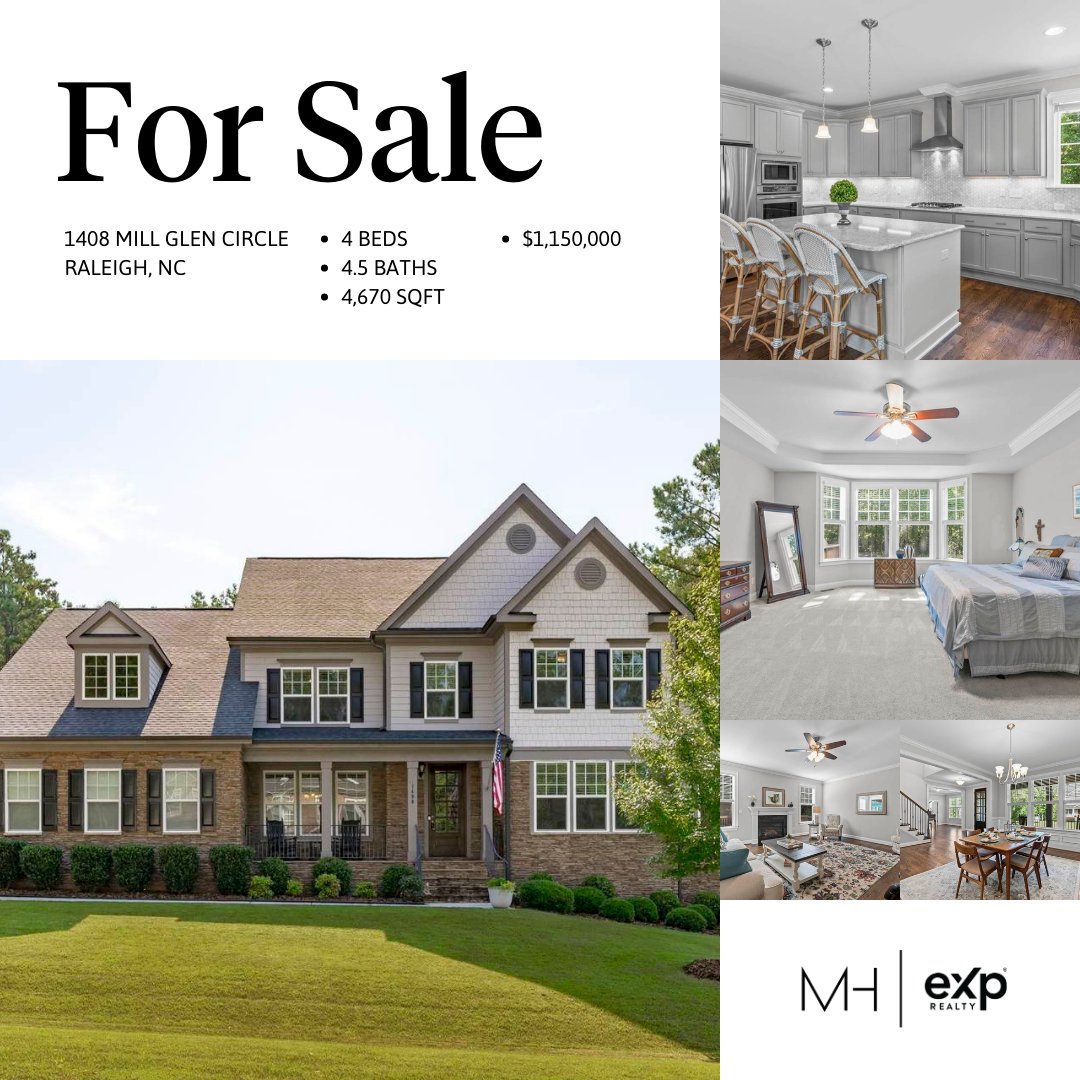 Just Listed in Raleigh ✨

This stunning 4-bedroom, 4.5-bath sanctuary in Ethan's Meadow is an absolute gem. Prepare to be amazed by the exquisite features and finishes that await you!

See more at: bit.ly/3Oi1rb9

#Raleigh #RaleighRealEstate