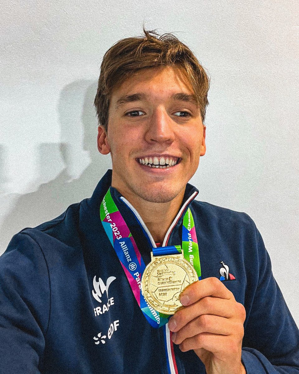 👑 Alex Portal, champion du monde du 100m nage libre, catégorie S13