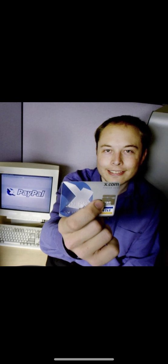 moritzha1996's tweet photo. @elonmusk wanted to change PayPals name to #x but people didn’t like it. https://t.co/SwtvhuQ50M