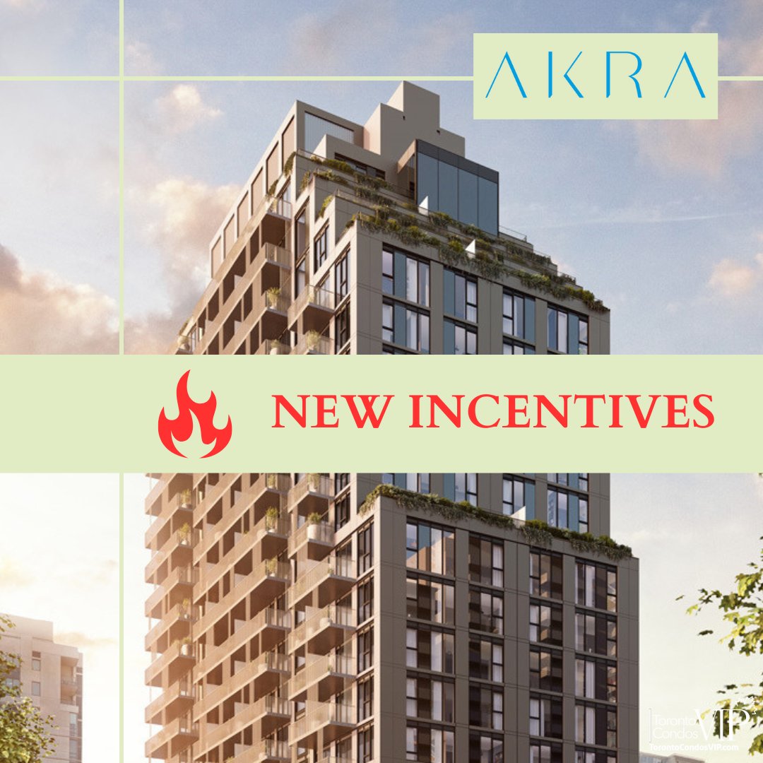 sherrydabir's tweet photo. .....

AKRA CONDOS
🔥 NEW INCENTIVES 🔥

✨ Steps to NEW Crosstown LRT 
✨ Close to shops
✨ NEW Incentives
✨ Beautiful finishes and luxurious amenities

Sherry Dabir Team
☎️ 416-417-2400
☎️ 416-800-1988
📧 info@TorontoCondosVIP.com
🌐 https://t.co/Obw7vR0dmA https://t.co/n4bYsvUw0i