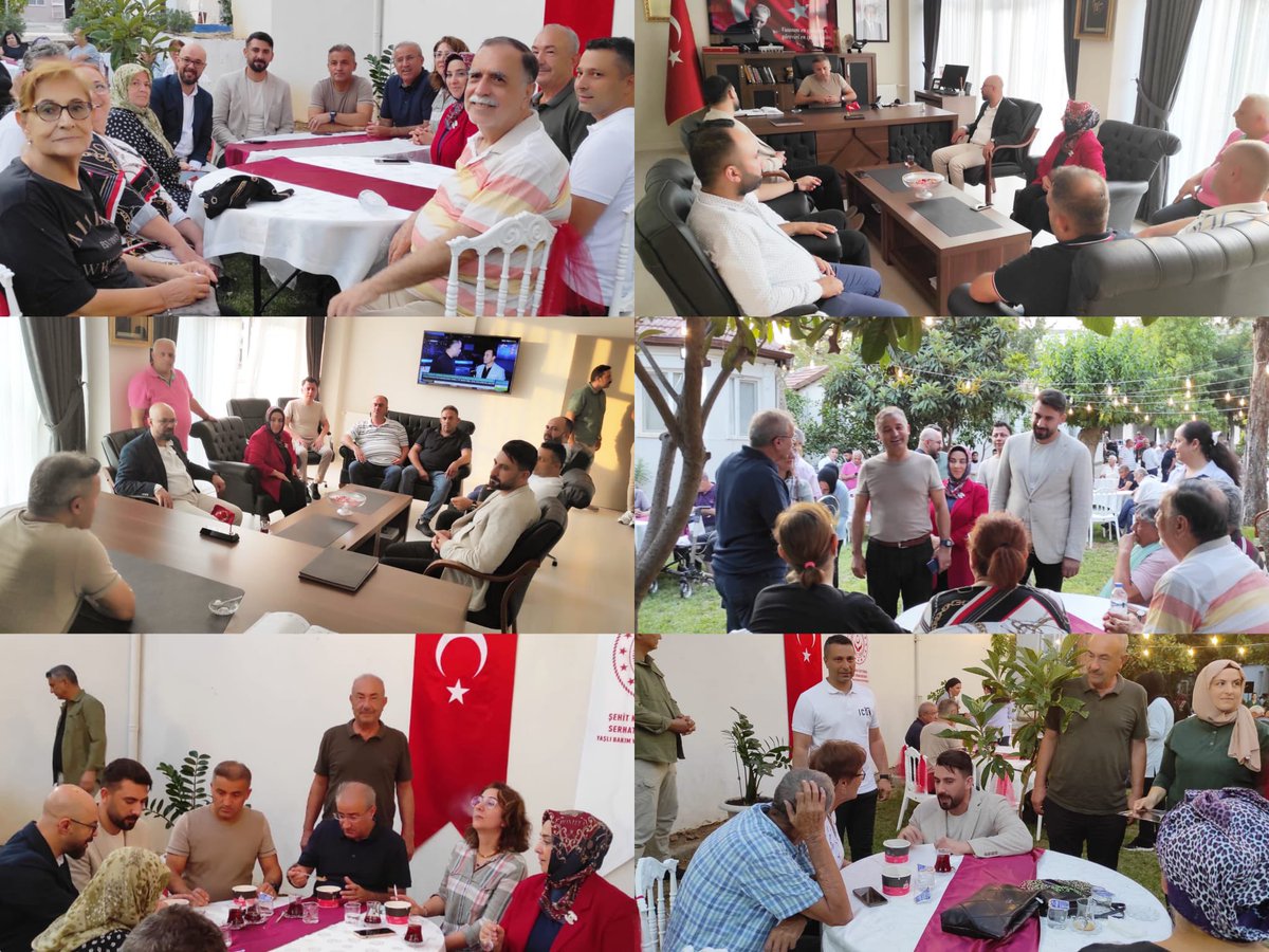 İlçe Başkanımız Sn. <a href="/akincemal/">Cemal AKIN</a>'ın koordinatörlüğünde;
Çukurova Kaymakamı Sn. Mustafa Kaya ile Huzurevi'ndeki  büyüklerimiz için düzenlemiş olduğumuz Aşure Günü Programımıza katıldık.

<a href="/RTErdogan/">Recep Tayyip Erdoğan</a> <a href="/omerrcelik/">Ömer Çelik</a> @ahmetzenbilci <a href="/KaramikSunay/">Sunay Karamık</a> <a href="/abdullahdogru01/">Abdullah Doğru</a> <a href="/farukaytek/">Faruk Aytek</a> <a href="/ozangulacti/">Ozan Gülaçtı</a>