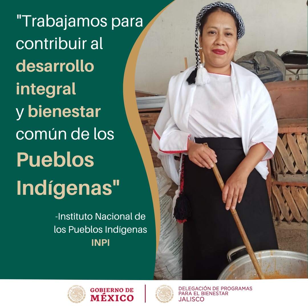 DelegacionJal's tweet photo. Desde el @INPImx se implementa el #ProgramaParaElBienestar integral de los pueblos indígenas
Conoce más aquí 👇🏼
https://t.co/cZRnklIy95
#GobiernoDeMéxico 🇲🇽
#PuebloDeJalisco https://t.co/FboDsirLNI