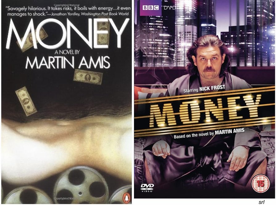 SaveRedlandLibr's tweet photo. 10:15pm TODAY on @BBCFOUR

Both episodes of the 2010 #BBC #Comedy #Drama📺 “Money” directed by #JeremyLovering and written by #TomButterworth &amp; #ChrisHurford

Based on the 2010 novel📖 by #MartinAmis

🌟#NickFrost #EmmaPierson #TimPigottSmith #HattieMorahan #AdrianLukis https://t.co/V8BfhvFskg