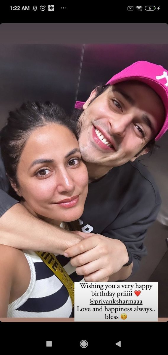AbhiZaadiFamily's tweet photo. @radiocityindia @ipriyanksharmaa @eyehinakhan @priyanksharmaFc @Priyanksharmaf9 @Priyanksharmaf2 They are 💓 #PriHina forever 🧿 #HinaKhan #PriyankSharma #Raanjhana https://t.co/fndCVYNsho