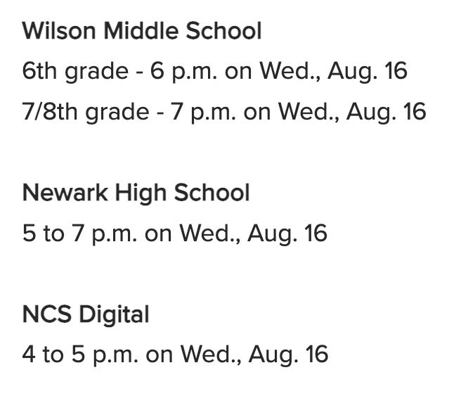 Newark City Schools tweet media