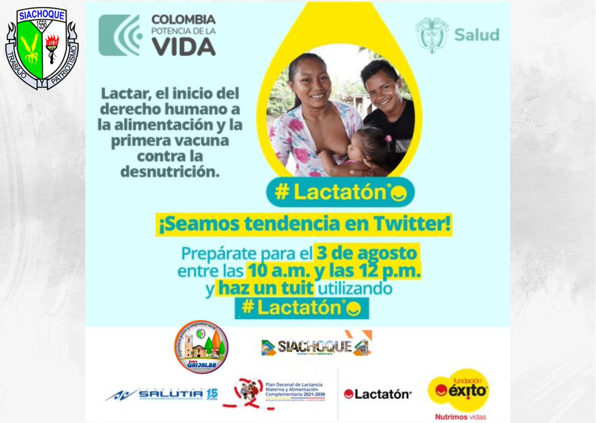 ViveSiacho87237's tweet photo. #LactanciaMaterna 
#Lactatón https://t.co/AlWW27Nxq4