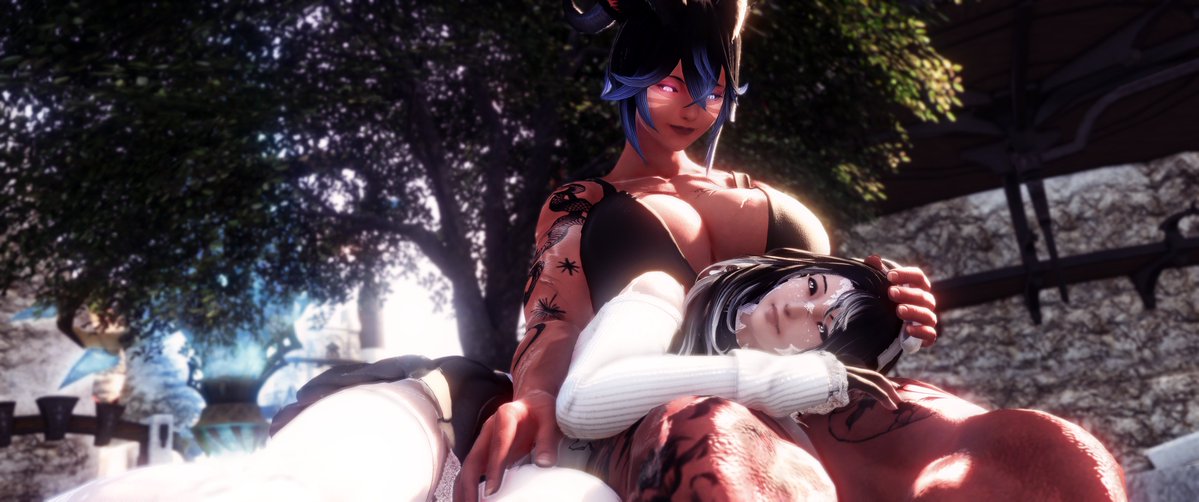 Hm? Are you enjoyning Mommys Lap? 😊💕
/w <a href="/Mori_Okamoto/">Mori van Deusdedit🔞</a>

#GPOSERS #FFXIV