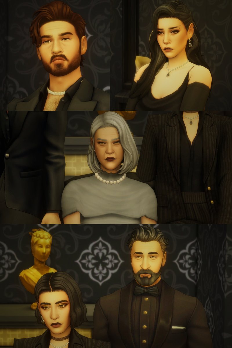 hydebrids's tweet photo. allow me to introduce the alexander clan 🍸✨📰

#ShowUsYourSims #TheSims4 https://t.co/F7C2M0nuEQ