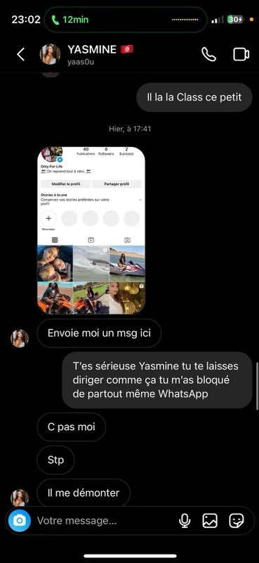 aqababe's tweet photo. Ce qui est grave c’est que Yassouk a envoyé des photos d’elle qui se serait fait taper hier, ne lui jettez pas la pierre on ne connaît pas leur vie privée. Son amant ne lui en veut pas, il considère qu’elle est perdue. Fin de l’histoire, pour le moment. https://t.co/WBLCvE4mAg
