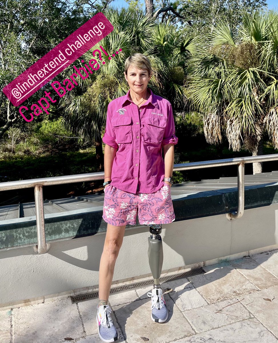 NoLimitsCharter's tweet photo. #lindhextend “Barbie” challenge…this is about as “Barbie” as I get! 🤣🏴☠️🤙🏼 #lindhefoot #amputeehumor #prosthetics #xtendconnect #amputeelife #reelpirate https://t.co/ROrTGsk5gt
