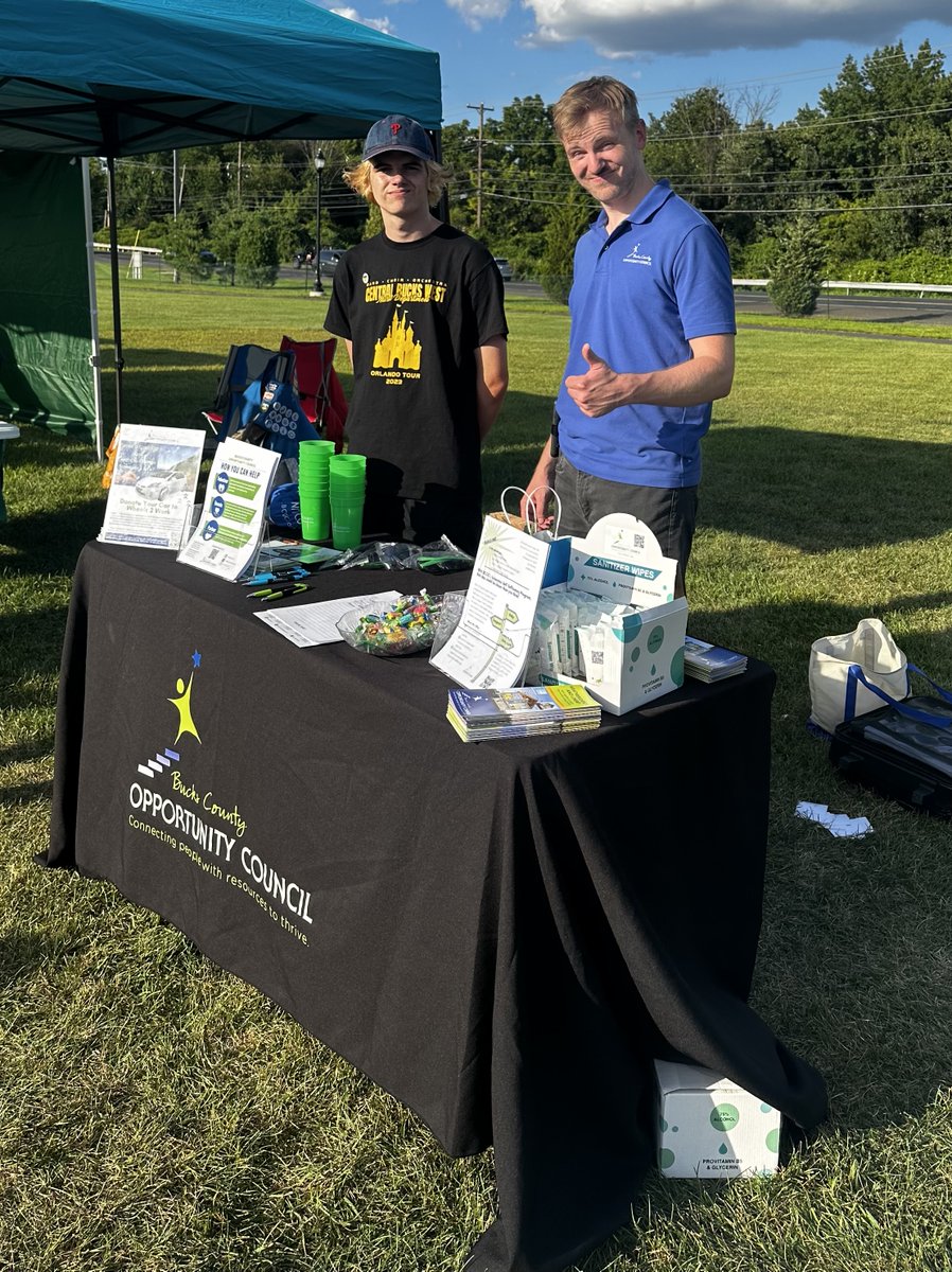 BCOpportunity's tweet photo. Special thanks to @BristolTwpRec for inviting #TeamBCOC to participate once again at National Night Out. We love the chance to engage and inform community members about BCOC! ๐๐ https://t.co/IecMzjtJV0