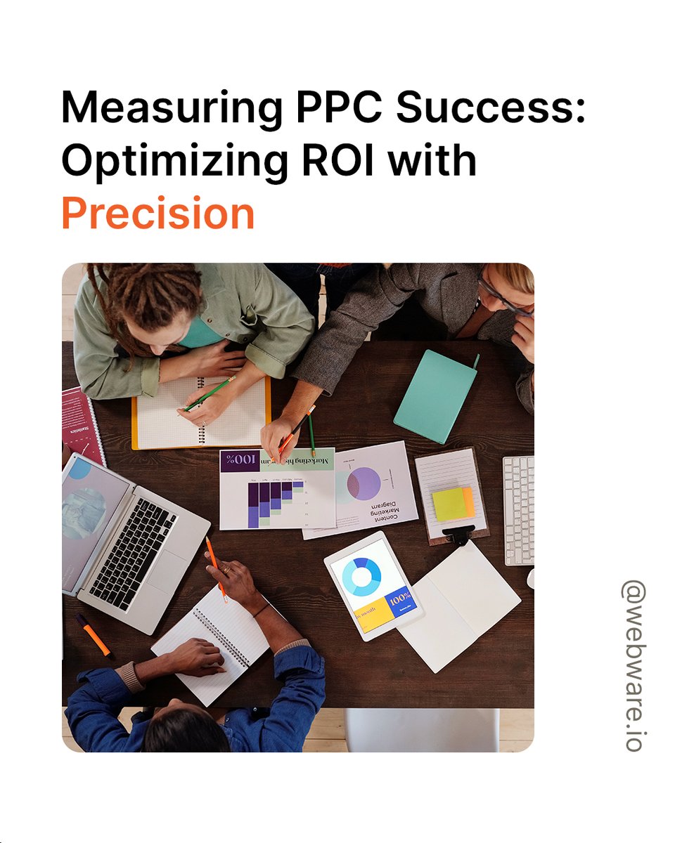 webwareai's tweet image. Track PPC ROI precisely with analytics & conversion tracking. Optimize campaigns continuously for maximum ROI.
#PPCMarketing #MeasurableROI #DataDrivenOptimization