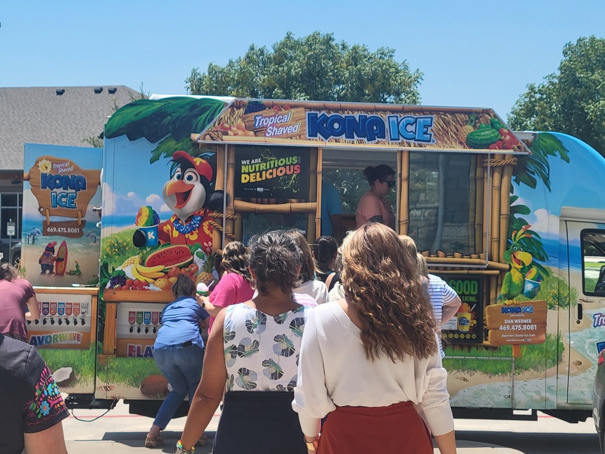 Thank you <a href="/Boals_PTA/">BoalsPTA</a> for providing us with Kona Ice Snow Cones during our incredible day of learning! We appreciate you! <a href="/Boals_Frisco/">Boals Elementary</a>