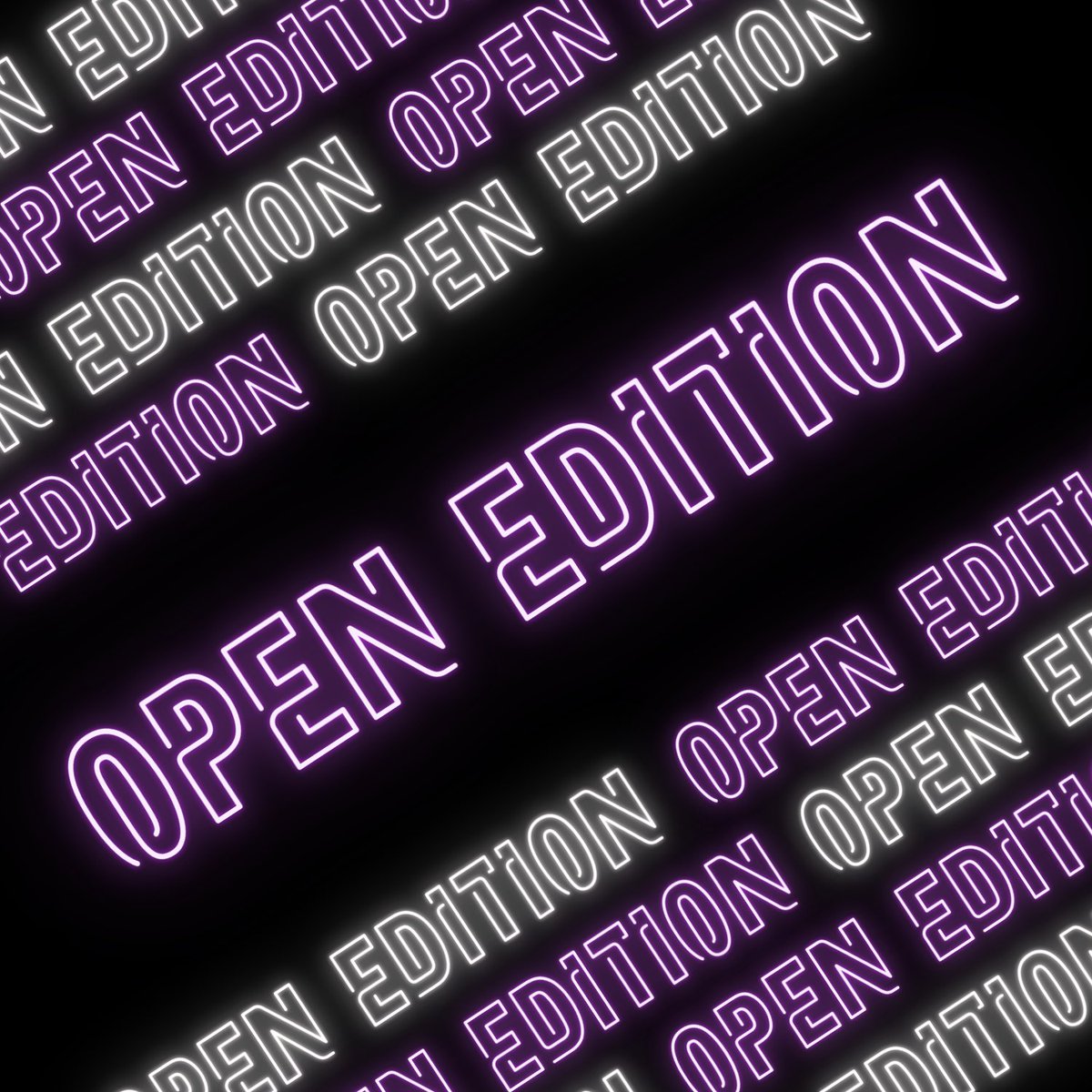 ~      I      ~
       💜
    OPEN
EDITIONS

• Drop your LIVE OE 👇
• #artforeveryone ALL comments
• Tag a friend w/ an OE 👇
• Tag me in all OE ‼️
• Spread the word 🎤
• BM for future Open Editions ☑️

LIKE 💜 FOLLOW 💜 SHARE 💜
#OpenEdition #NFT