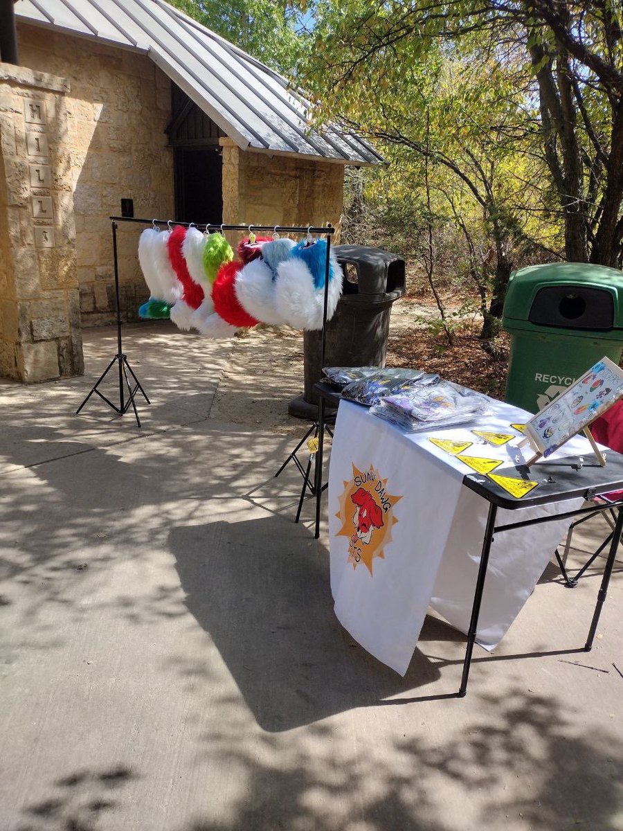 FureverWest's tweet photo. Here’s a look at Sunny Dawg Suits, one of our amazing dealers for #FW2023!! They offer t-shirts, prints, tails, paws, and heads! As well as accepting commissions for all mentioned at con, and you can their work @Sunnydawgstudio! https://t.co/kd7XlEb8hh