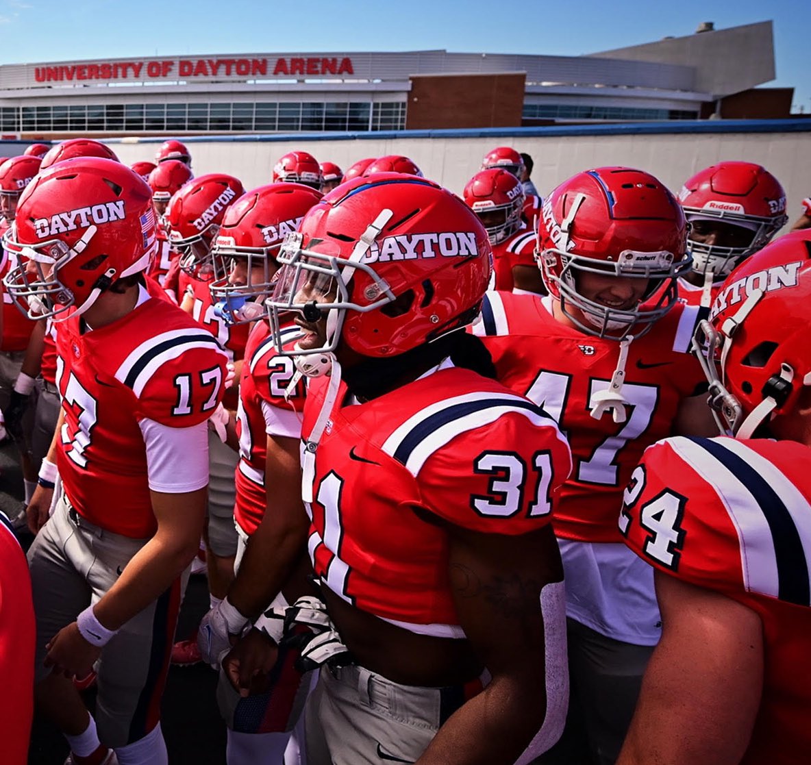 After a Great Visit and Conversation with <a href="/DaytonFootball/">Dayton Football</a> and <a href="/CoachCos16/">Sam Costantino</a> I am blessed to receive my first Division 1 Offer from the University Of Dayton! #agtg 
<a href="/CoachNixon71/">Joe Nixon</a> <a href="/phaberkamp/">Patrick Haberkamp</a> <a href="/CoachZMayo/">Zach Mayo</a> <a href="/DewainClark/">Coach Clark</a> <a href="/Gm4Sports/">Greater Metro 4 Conference</a>