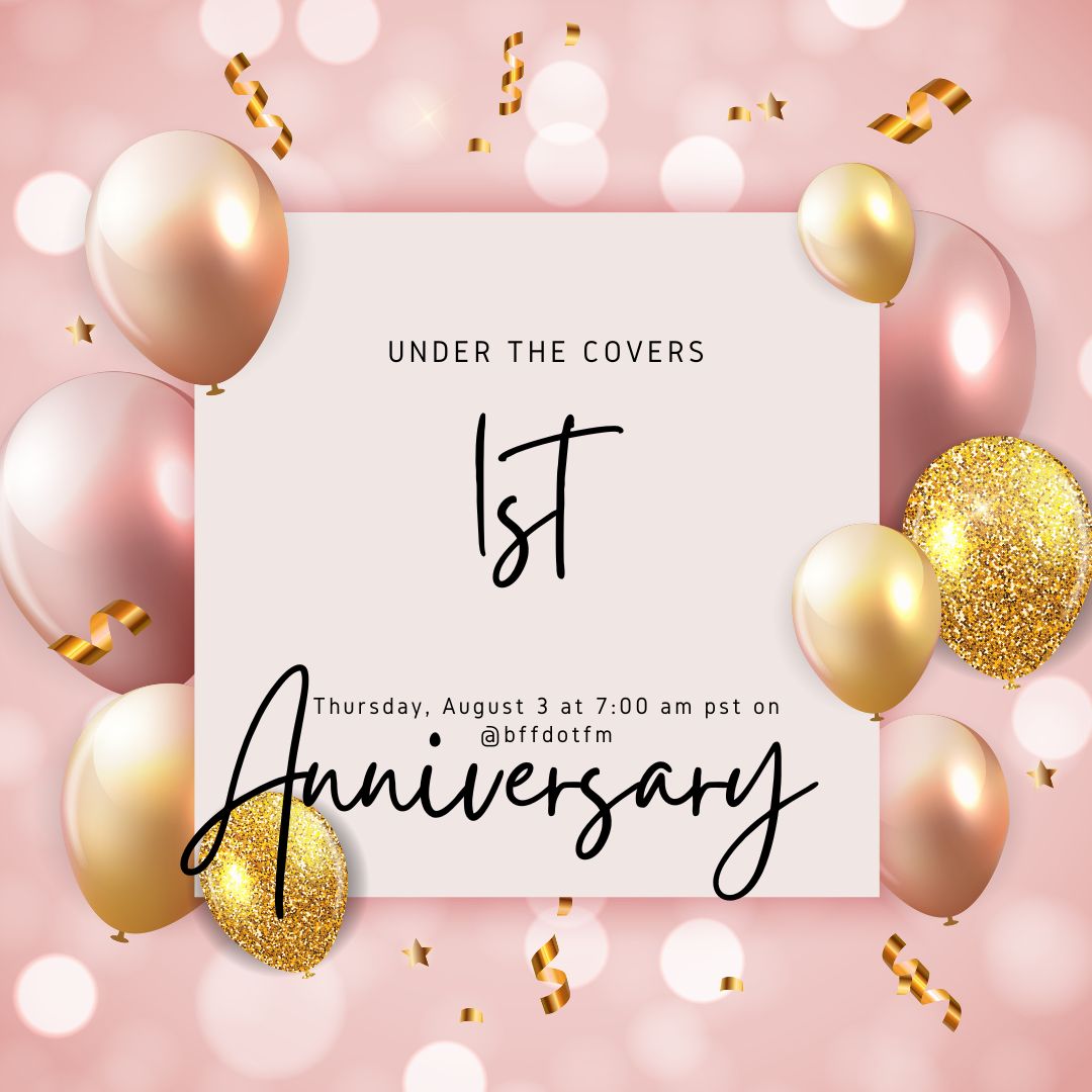 UnderCovers_sf's tweet photo. Join DJ Sultry for the First Anniversary of Under the Covers with a look back at listeners favorite #SlowJams and #BedBangers tomorrow at 7 am on @BFFdotFM https://t.co/4FfJF4uqW2
