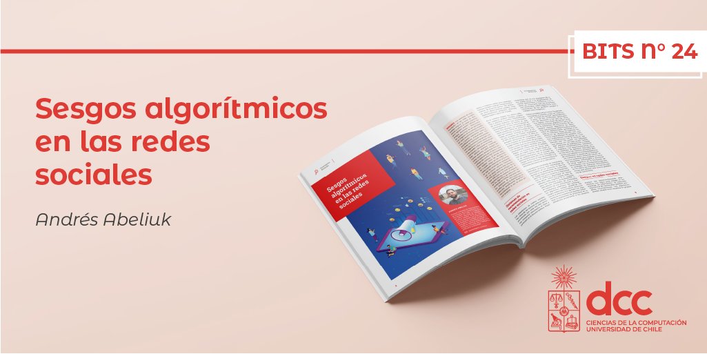 DCCUChile (@dccuchile) on Twitter photo Hoy destacamos de la revista Bits de Ciencia, el artículo del profesor #DCCUChile <a href="/aabeliuk/">Andrés Abeliuk</a>, quien destaca dos estudios recientes sobre sesgos realizados por él y sus colegas del centro USC Information Sciences Institute.
Descarga nuestra revista 👉: dcc.uchile.cl/difusion/revis… Hoy destacamos de la revista Bits de Ciencia, el artículo del profesor #DCCUChile <a href="/aabeliuk/">Andrés Abeliuk</a>, quien destaca dos estudios recientes sobre sesgos realizados por él y sus colegas del centro USC Information Sciences Institute.
Descarga nuestra revista 👉: dcc.uchile.cl/difusion/revis…