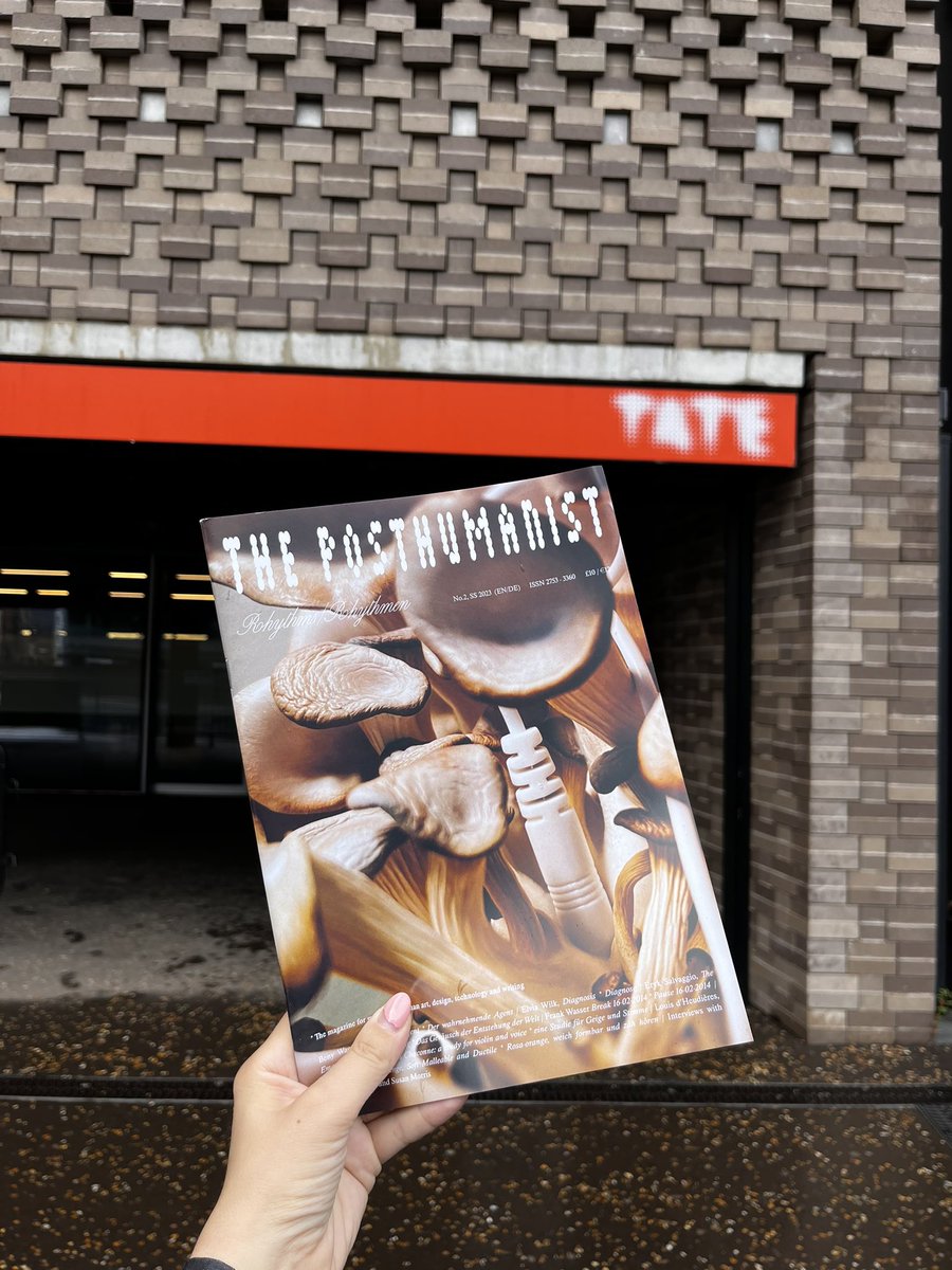 You can now also get your copy of the Rhythms issue at the <a href="/Tate/">Tate</a> modern bookshop 📚 👏