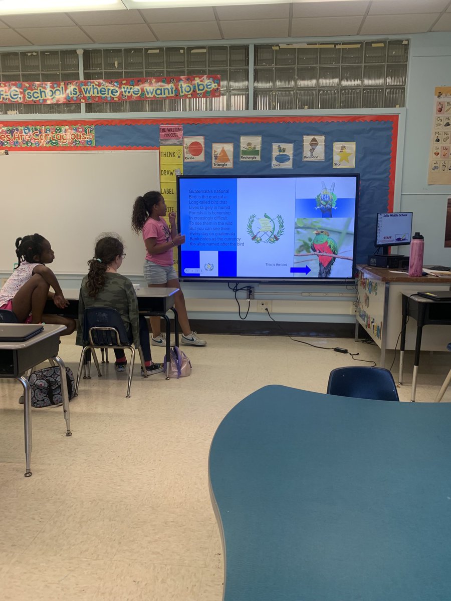 MintzJenn's tweet photo. Bravo to amazing slide show presentations on Latin American countries! 🎉 ⁦@IslipUFSD⁩  #isliprising #summer-enrichment https://t.co/OYoRJluwlO