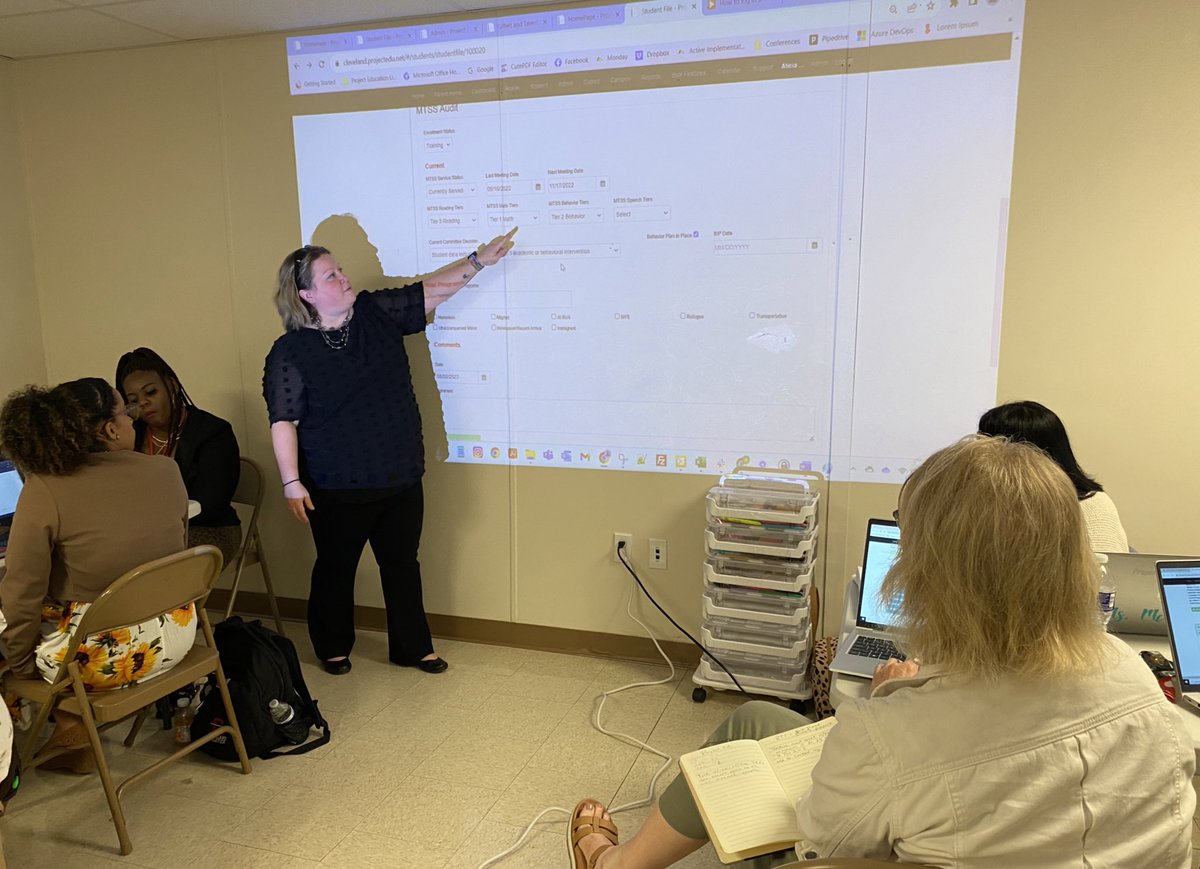 The 23-24 school year is off to a great start! I got to visit a great district today to do training on utilizing @EduProjectEdu software.