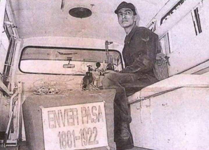 Çegan Tepesinde şehit olan Enver Paşa'nın mübarek naaşı 3 Ağustos 1996 tarihinde İstanbul'a getirildi...

4 Ağustos 1996 tarihinde, Şişli’deki Abide-i Hürriyet anıtına defnedildi.