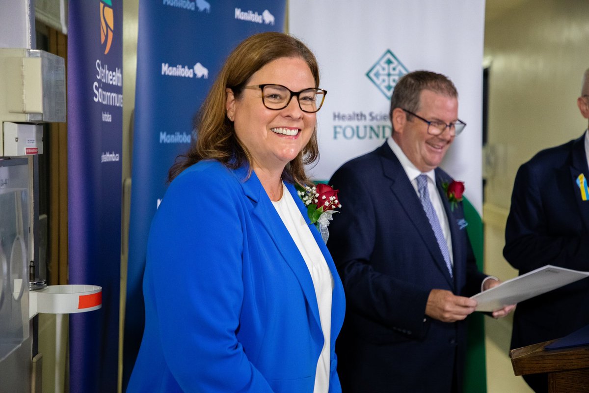 Heather Stefanson (@hstefansonmb) on Twitter photo We're making the LARGEST healthcare investment in Manitoba history—$1.5 billion—to rebuild the core of <a href="/hsc_winnipeg/">HSC Winnipeg</a> + expand the <a href="/umanitoba/">University of Manitoba</a> Bannatyne Campus.
By revitalizing the hub of #Manitoba’s health system, we are healing healthcare for all Manitobans. #mbpoli We're making the LARGEST healthcare investment in Manitoba history—$1.5 billion—to rebuild the core of <a href="/hsc_winnipeg/">HSC Winnipeg</a> + expand the <a href="/umanitoba/">University of Manitoba</a> Bannatyne Campus.
By revitalizing the hub of #Manitoba’s health system, we are healing healthcare for all Manitobans. #mbpoli